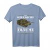 Ich schnarche nicht ich träume davon, dass ich ein... Tiger, Panzer T-Shirt – Perfektes Geschenk für Panzerspieler, Geschichts- und Militärfans