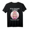 Ich gucke Anime Merchandise Waifu Merch Geschenk T-Shirt - Lustiges Otaku Shirt für Manga- und Anime-Fans