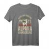 Nichts Geht Über Eine Alpaka Wanderung T-Shirt – Lustiges Bergsteiger-Shirt für Wanderer und Alpaka-Liebhaber