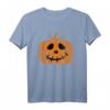 Vintage Halloween Kürbisgesicht Jack-O-Lantern niedliches T-Shirt - Perfekt für Halloween-Feiern und saisonale Kostüme