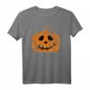 Vintage Halloween Kürbisgesicht Jack-O-Lantern niedliches T-Shirt - Perfekt für Halloween-Feiern und saisonale Kostüme