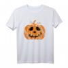 Vintage Halloween Kürbisgesicht Jack-O-Lantern niedliches T-Shirt - Perfekt für Halloween-Feiern und saisonale Kostüme