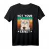 Morgenmuffel Sarkasmus Denglisch Kaffee Katze Not Your Ernst T-Shirt – Lustiges Büro Humor Design für Kollegen und Freunde