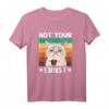 Morgenmuffel Sarkasmus Denglisch Kaffee Katze Not Your Ernst T-Shirt – Lustiges Büro Humor Design für Kollegen und Freunde