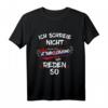 Ich schreie nicht, ich bin aus Kroatien - Hrvatska T-Shirt, ideales Geschenk für kroatische Fans, Fußballfans und Liebhaber Kroatiens
