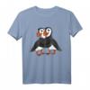 Puffin Papageitaucher Mädchen Kinder T-Shirt - Süßes Tiermotiv für Geburtstags- und Weihnachtsgeschenke