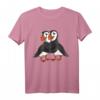 Puffin Papageitaucher Mädchen Kinder T-Shirt - Süßes Tiermotiv für Geburtstags- und Weihnachtsgeschenke