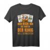 Doppelkopf König will vernichten T-Shirt – Lustiges Design für Doppelkopf-Fans & Kartenspiel-Enthusiasten, perfekt als Geschenk für Stammtisch & Turniere