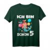 Kinder Meerjungfrau Geburtstagsshirt für 5-Jährige - Süßes Meerjungfrau T-Shirt für Mädchen, perfekte Party- und Kindergartenkleidung