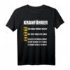Kranführer Kran Kranfahrer Geschenk T-Shirt – Lustiges Baustellen Outfit für Bauarbeiter & Kranfahrer