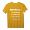 Kranführer Kran Kranfahrer Geschenk T-Shirt – Lustiges Baustellen Outfit für Bauarbeiter & Kranfahrer