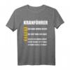 Kranführer Kran Kranfahrer Geschenk T-Shirt – Lustiges Baustellen Outfit für Bauarbeiter & Kranfahrer
