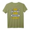 26 Sind Zwar Nicht 180 Dart T-Shirt - Lustiges Dartspieler Shirt für Kneipen, Turniere & Dartzubehör