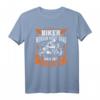 Biker werden nicht grau, das ist Chrom - Witziges Motorrad Ironie Fun T-Shirt für Biker, Motorradfans & Freunde