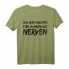 Ich Bin Nichts für Schwache Nerven Lustiges T-Shirt mit Spruch – Witziges Shirt für Männer, Humorvolles Outfit