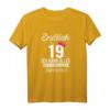 19. Geburtstag Mädchen Frau T-Shirt - Lustiges Design mit Krone, Herzen und großer Zahl für den besonderen 19. Geburtstag