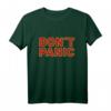 Lustiges 'Don't Panic' T-Shirt mit Space-Design – Motivierende Kleidung für Sci-Fi Fans und Freunde, Perfektes Geschenk für Geburtstage & Feiertage