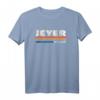 Retro Vintage 70er 80er Jahre Style Jever Deutschland T-Shirt – Hipster Design mit Farbstreifen und Used-Look