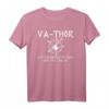 Vathor Papa Vatertagsgeschenk - Lustiges Wikinger T-Shirt für starke Väter, perfekt für Vatertag und Weihnachten