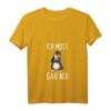 Damen Lustiges Pinguin T-Shirt mit Spruch 'Ich Muss Gar Nix' – Witziges V-Ausschnitt Shirt als Geschenkidee für Freunde und Kollegen