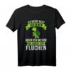 Humorvolles Damen T-Shirt: Ich Werde Nicht Aufgeben Aber Die Ganze Zeit Fluchen - Perfekt für Marathon, Halbmarathon & Triathlon Läufer