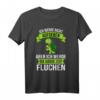 Humorvolles Damen T-Shirt: Ich Werde Nicht Aufgeben Aber Die Ganze Zeit Fluchen - Perfekt für Marathon, Halbmarathon & Triathlon Läufer