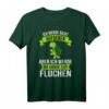 Humorvolles Damen T-Shirt: Ich Werde Nicht Aufgeben Aber Die Ganze Zeit Fluchen - Perfekt für Marathon, Halbmarathon & Triathlon Läufer