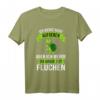 Humorvolles Damen T-Shirt: Ich Werde Nicht Aufgeben Aber Die Ganze Zeit Fluchen - Perfekt für Marathon, Halbmarathon & Triathlon Läufer