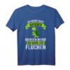 Humorvolles Damen T-Shirt: Ich Werde Nicht Aufgeben Aber Die Ganze Zeit Fluchen - Perfekt für Marathon, Halbmarathon & Triathlon Läufer