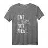 Eat Pussy Not Animals - Lustiges veganes Sex-Spruch T-Shirt für Umwelt- und Tierliebhaber, Geschenkidee für Veganer und Humorliebhaber
