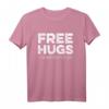 Free Hugs T-Shirt – Lustiges Geschenk für Singles & Freunde zum Valentinstag oder besonderen Anlässen