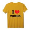 I Love Vodka T-Shirt - Lustiges Geschenk für Wodka-Liebhaber & Partyfans