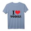 I Love Vodka T-Shirt - Lustiges Geschenk für Wodka-Liebhaber & Partyfans