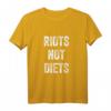 Riots nicht Diät feministisches T-Shirt für Frauen - Vintage Design gegen Diäten, Essensliebe & Empowerment