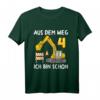 Kinder 4. Geburtstag Jungen Bagger T-Shirt – Lustiges Geburtstagsgeschenk für kleine Baumaschinen-Fans & Party-Deko