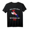 Kroatien Flagge T-Shirt - Bitte nicht stören, ich träume von Rab, ideales Urlaubs- und Fan-Geschenk für Kroatien-Liebhaber