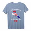 Kroatien Flagge T-Shirt - Bitte nicht stören, ich träume von Rab, ideales Urlaubs- und Fan-Geschenk für Kroatien-Liebhaber