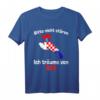 Kroatien Flagge T-Shirt - Bitte nicht stören, ich träume von Rab, ideales Urlaubs- und Fan-Geschenk für Kroatien-Liebhaber