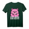Lustiges rosa Bär T-Shirt - Ich muss gar nichts! Witziges Tiercartoon-Shirt für Humor- und Tierliebhaber, perfekt als Geschenk