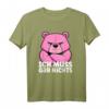 Lustiges rosa Bär T-Shirt - Ich muss gar nichts! Witziges Tiercartoon-Shirt für Humor- und Tierliebhaber, perfekt als Geschenk
