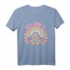 Kinder Ich Bin 4 Jahre Mädchen Geburtstag T-Shirt mit Regenbogen - Perfekt für den 4. Kindergeburtstag
