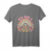 Kinder Ich Bin 4 Jahre Mädchen Geburtstag T-Shirt mit Regenbogen - Perfekt für den 4. Kindergeburtstag