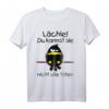 Lächle Du Kannst Sie Nicht Alle Töten T-Shirt - Humorvolles, cooles Geschenk für Freunde & Geburtstag