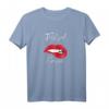 Freches Damen T-Shirt mit Sprüchen: Trübsal ist nicht das einzige, das ich blasen kann - originelles Geschenk für HapDeer & Jahrestag