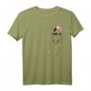 Vogel-Fan-Art Lustiges pinkes Flamingo in der Tasche T-Shirt – Humorvolles Geschenk für Flamingo-Liebhaber & Florida-Style Fans