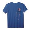 Vogel-Fan-Art Lustiges pinkes Flamingo in der Tasche T-Shirt – Humorvolles Geschenk für Flamingo-Liebhaber & Florida-Style Fans