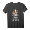Aussie T-Shirt Lustig Stress Australian Shepherd Geschenk – Perfekt für Hundeliebhaber, Züchter & Hundebesitzer zum Geburtstag oder Welpen-Wurf