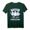 Moin Friesland Jungen & Mädchen T-Shirt - Nordsee Camping & Urlaub Sommerferien Geschenk für Kinder & Familien