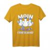 Moin Friesland Jungen & Mädchen T-Shirt - Nordsee Camping & Urlaub Sommerferien Geschenk für Kinder & Familien