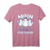Moin Friesland Jungen & Mädchen T-Shirt - Nordsee Camping & Urlaub Sommerferien Geschenk für Kinder & Familien
